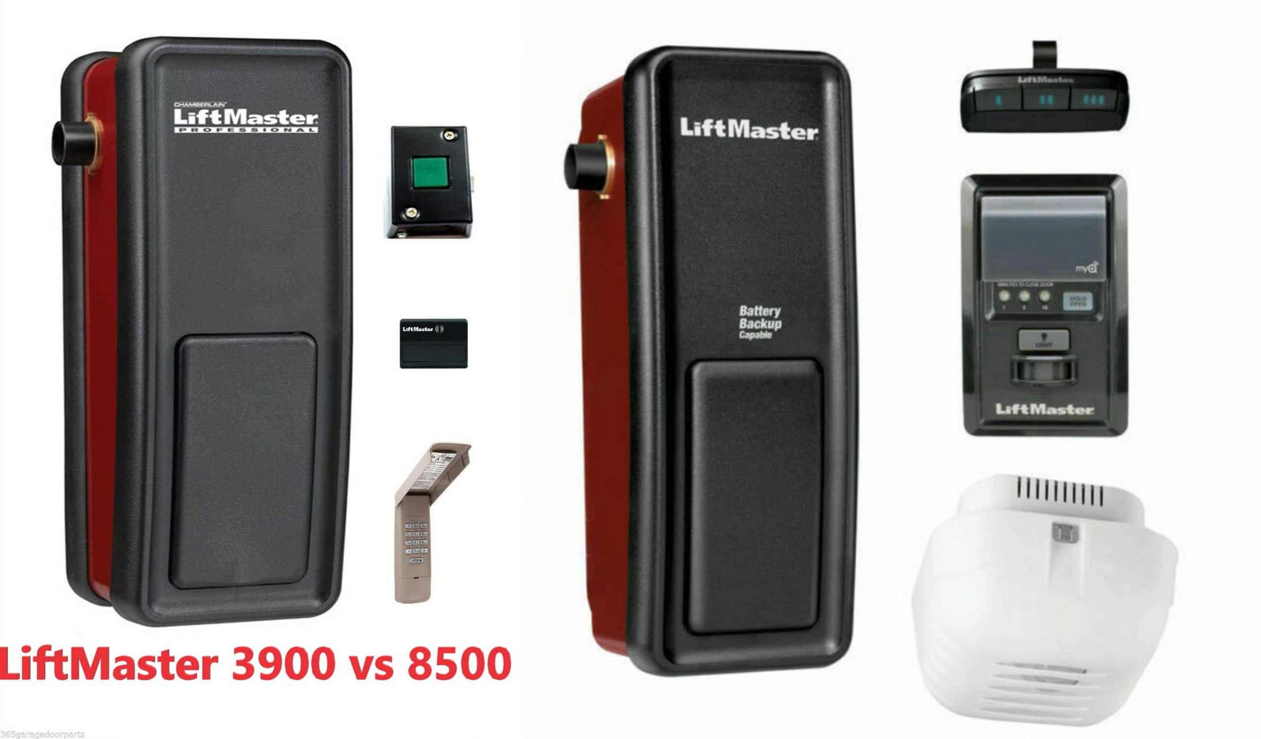 LiftMaster 3900 vs 8500